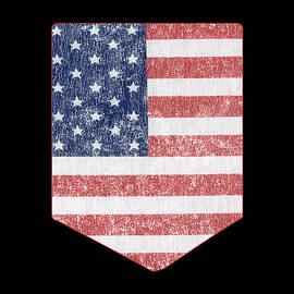 US Pocket Flag Patriotic by Flippin Sweet Gear