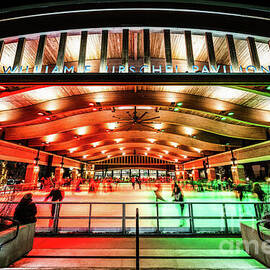 Valparaiso Indiana William E Urschel Pavilion at Night Photo by Paul Velgos