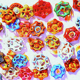 Classical Gas Museum Valve Handles by Joe Schofield