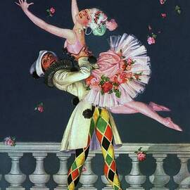 Vanity Fair January 1917 Cover by Frank X Leyendecker
