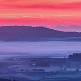 Vartry Panorama, Wicklow and Welsh Mountains by Adrian Hendroff