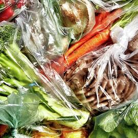 Vegetables in Produce Bags by Alex Lau