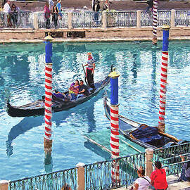 Venetian Las Vegas - Canal Grande - Painting by Tatiana Travelways