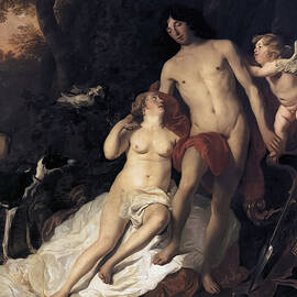 Venus and Adonis by Jacob Adriaensz. Backer by The Luxury Art Collection