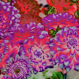 Vibrant Dahlias by Bruce Block