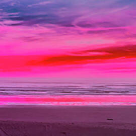 Vibrant Ocean Sunset by Bruce Block