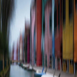 Vibrant Reflections of Burano by Charnwood Photography Fine Art