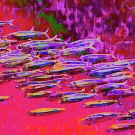 Vibrant School of Fish by Bruce Block