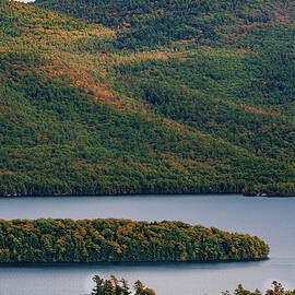 View from Bradley's Trail Lookout at Lake George #2 by Dave King