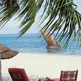 View of a Secluded Beach in Mozambique by Tim Beddow