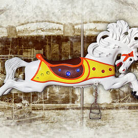 Vintage Carousel Horse by Kelley King