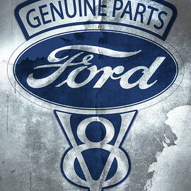 Vintage Ford V8  by Mark Rogan