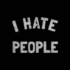 Retro I Hate People by Flippin Sweet Gear