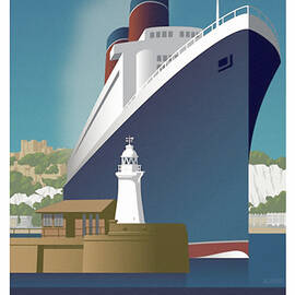 Vintage Poster Dover by Steve Hunziker