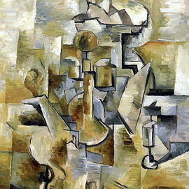 Georges Braque - Violin and Candlestick by Jon Baran