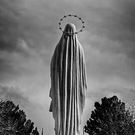 Virgin Mary at San Albino Mesilla New Mexico by Mary Lee Dereske