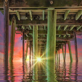 Virginia Beach Pier Sunrise by Susan Candelario