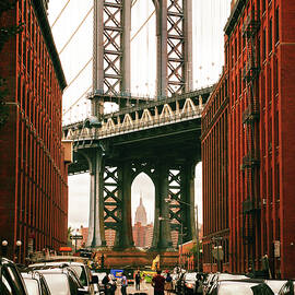 Manhattan Bridge Street Scene by Jessica Jenney