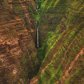 Waimea Canyon Waterfall, Kauai, Hawaii by Abbie Matthews