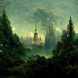 Walking into the forest of Elves, 06 by AM FineArtPrints