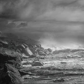 Walking the Jetty by Mike Lee