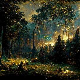 Walking through the fairy forest, 03 by AM FineArtPrints