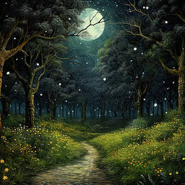 Walking through the fairy forest, 12 by AM FineArtPrints