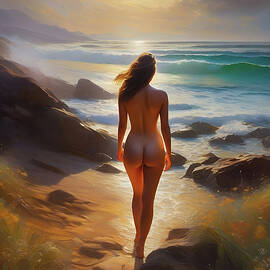 Walking to the Beach by Land of Dreams