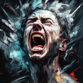 War inside my Head, 03 by AM FineArtPrints