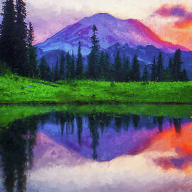 Washington, Mt Rainier National Park - 11 by AM FineArtPrints