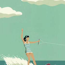 Water Skier by Mary Lynn Blasutta