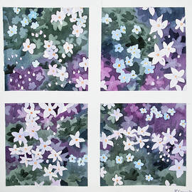 Watercolor - Window into the Alpine Design by Cascade Colors