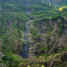 Waterfall in Enchanted Valley, Olympic National Park by Nancy Gleason