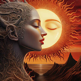 When The Moon Kisses The Sun by Ron Weathers