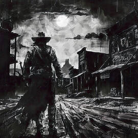 Whispers of the West, The Stranger's Arrival, 01 by AM FineArtPrints