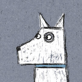 Little White Dog by Nic Squirrell