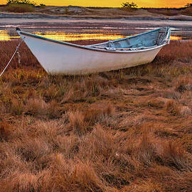 White Dory, Sunrise Fire by Jeff Sinon