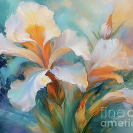 White Iris by Macro Abundance