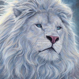 White Lion by Lucie Bilodeau