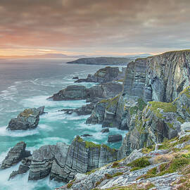 Wild Atlantic Way Sunset at Mizen Head, Co Cork by Adrian Hendroff