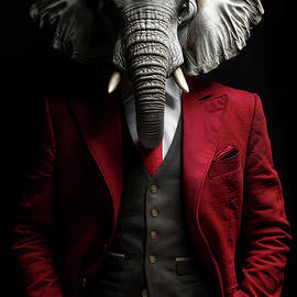 Wild Suits - Elephant by Philippe HUGONNARD
