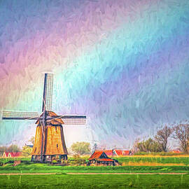 Windmill and Rainbow by Sue Leonard