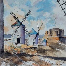 Windmills of Consuegra by Amanda Amend