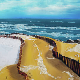 Winter Beach  by Laura Fasulo