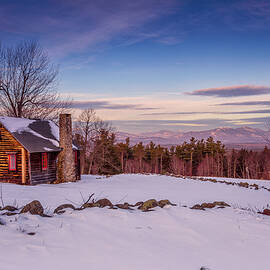 Winter Cabin by Jeff Sinon