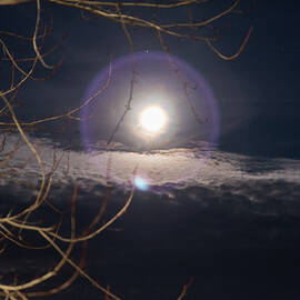 Winter Full Moon over Ellensburg by Tom Cochran