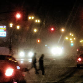 Winter night traffic by Tatiana Travelways