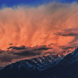 Winter Storm over Mount Olympus by Abbie Matthews