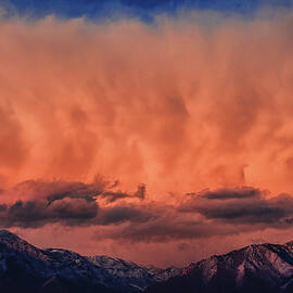 Winter Storm over Wasatch Mountains, Utah by Abbie Matthews