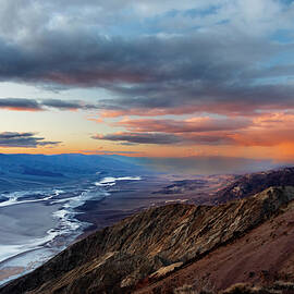 Winter Sunset from Dante's View - Death Valley National Park by Mike Lee